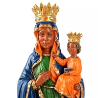 Figurine de statue de prière de Notre-Dame du Perpétuel Secours peinte à la main, cadeau religieux pour mère et père