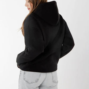 Sudadera con capucha y cremallera de lana gruesa personalizable para hombres y mujeres, sudadera informal cálida para parejas, ropa de invierno de talla XS - Product Image 6