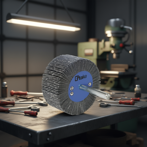 Disco Abrasivo de Tela Ttake de 50x10 mm con Eje de 6 mm, Grano 40, para Pulir Metal - Product Image 3