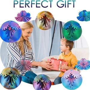 Jouet en plastique rotatif en forme de fleur, anti-ennui scolaire pour étudiants (petit et format de poche) - Product Image 6