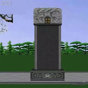 Monument en marbre <span class=keywords><strong>de</strong></span> <span class=keywords><strong>stèle</strong></span> unique <span class=keywords><strong>de</strong></span> <span class=keywords><strong>pierre</strong></span> <span class=keywords><strong>tombale</strong></span> <span class=keywords><strong>de</strong></span> granit sculpté à la main chinois traditionnel - Product Image 3