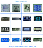 Panel layar LCD ammeter dan voltmeter digital tn glass positif