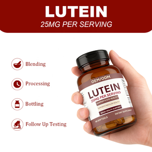 <span class=keywords><strong>Lutein</strong></span> 25mg Per Sajian Softgel-Mendukung Kesehatan Mata & Otak Suplemen Diet Dewasa 60 Kapsul OEM/ODM - Product Image 4