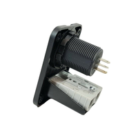 Panel Mount dengan Konektor Daya Arus Tinggi 50A, Aksesori Mobil, dan Voltmeter Amperemeter LED Digital
