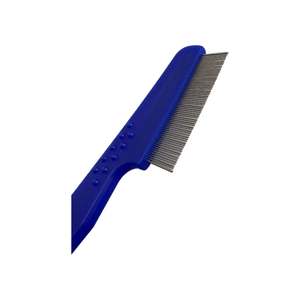 Peigne à poux en plastique long avec poignée antidérapante pour enfants et adultes, avec des broches courtes en acier inoxydable - Product Image 5