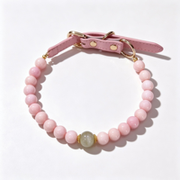 Nouveau design léger pour animaux de compagnie : Collier ajustable en cristal étincelant et pierres précieuses, accessoire de mode pour chats et chiens au quotidien