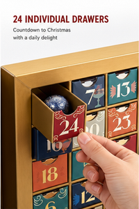Wholesale Double Door Christmas Advent <b>Calendar</b> Box Rigid Cardboard Empty Mystery Blind Box for Jewelry and Surprise Gift - Product Image 5