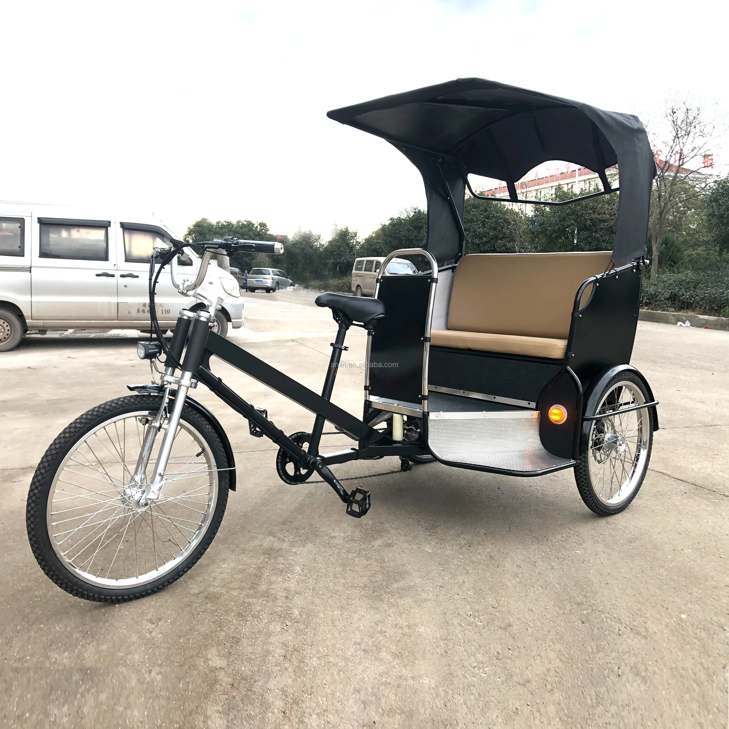 ESTER 3 Wheel Pedicab Taxi Passenger, luxury electric tricycle adults, upgrade parts every year