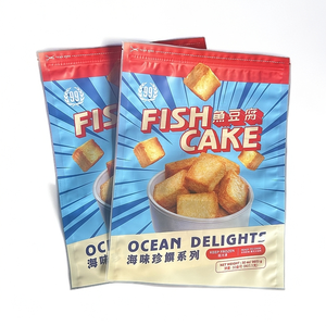 Ventana de embalaje hermética de 3 capas, bolsas reciclables selladas al vacío con cremallera para pepino de mar, sushi de leche de pescado congelado - Product Image 2