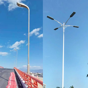 เสาไฟถนนพลังงานแสงอาทิตย์ 12V 3000K อุณหภูมิสีสำหรับภายนอกอาคาร แสงสว่างสำหรับพื้นที่เมืองและชนบท ไฟเสาสูง ขายส่ง - Product Image 1