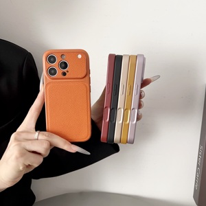 Funda de Cuero con Textura de Cráteres para iPhone 15/16/17 Pro/Pro Max - Protección Anticaídas con Recortes Precisos - Product Image 2