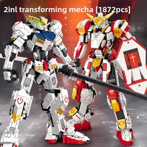 Rompecabezas de Robot Mecha Barbatos Transformable - Juguete de Plástico Compatible para Armar, para Niños - Product Image 1