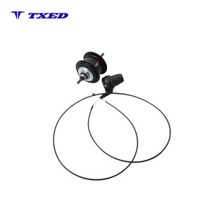 Cubo Trasero Ajustable de Acero Color Negro con 8 Velocidades Internas, Palanca de Cambios de Giro, <span class=keywords><strong>Accesorios</strong></span> Completos <span class=keywords><strong>para</strong></span> <span class=keywords><strong>Bicicleta</strong></span>/Eléctrica - Product Image 1