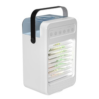 Cool Producten 2022 Nieuwe Aankomst Koude Opslag Luchtbevochtiger Draagbare Usb Air Cooler Fan Water Mini Doos Fan Tafel Plastic Oem 10W F2