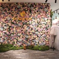 Fleurs artificielles écologiques de pivoines et de roses dans un sac en papier, bouquet cadeau rose pastel en soie, décoration pour la maison, la table, les mariages et les fêtes