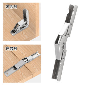 Armoire pliante en fer sans perçage, charnière à 90 degrés, support de comptoir, charnière longue, accouplement, salle de bain, hôpital, école - Product Image 3