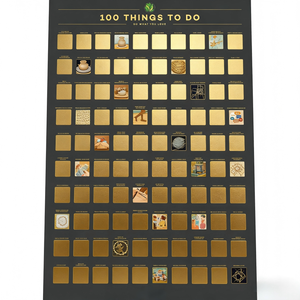 Service d'impression personnalisé : Affiche à gratter « 50 choses à faire » pour des activités amusantes et significatives - Product Image 1