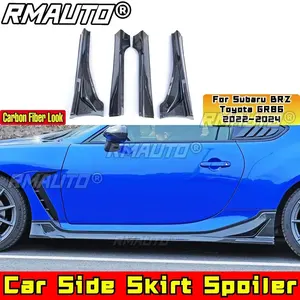 Kit de Carrocería para Subaru BRZ Toyota GR86 2022-2024, Faldones Laterales Estilo DC en Negro Brillante, Alerón Lateral, Accesorios para Auto - Product Image 3