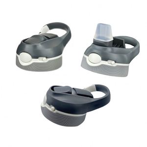 Safety Lock Insulated <b>Cup</b> Lid Food Grade Silicone Leakproof <b>Straw</b> Cover for Water Bottle Drinkware Accessory - Product Image 4