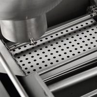 Gaz électrique entièrement automatique commercial grand T101 sans trou beignet Machine haute capacité beignet friteuse avec ce