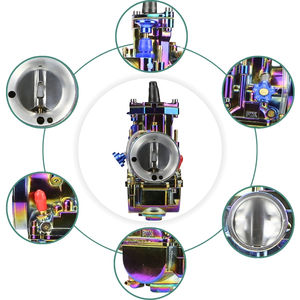 Carburateur de Course Moto <span class=keywords><strong>PWK</strong></span> <span class=keywords><strong>21</strong></span> 24 26 28 30 32 34mm ATV UTV pour Hon Da Mi Kuni Ya Maha Kei Hin avec Filtre à Air et Gicleurs - Product Image 6