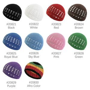 SOLPOP Kufi Bonnets Unisexe en Maille, Filet à Cheveux, Bonnet au Crochet, <span class=keywords><strong>Snood</strong></span>, Couvre-nuit, Turban, Chapeau Musulman pour Hommes, Bonnets de Nuit pour Perruques - Product Image 5