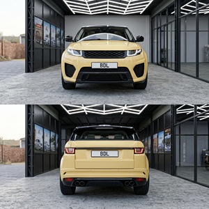 Kit de Carrocería, Parachoques Delantero y Trasero con Puntas de Escape Cuádruples para Land Rover Range Rover <span class=keywords><strong>Evoque</strong></span> 2010-2017, Estilo <span class=keywords><strong>SVR</strong></span> - Product Image 4