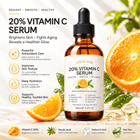 Sérum facial anti-âge à 20 % de vitamine C ETRUN ALISA Private Label, texture plus lisse, pH équilibré, soin de la peau léger