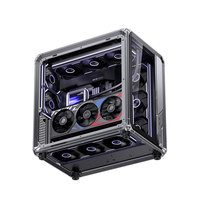 Boîtier ATX JONSBO X400 Pro en SPCC et plastique ABS avec fenêtre latérale pour PC Gamer