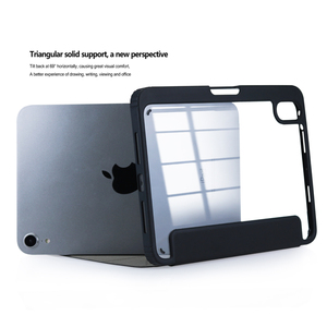 Étui pliable multi-positions de haute qualité <span class=keywords><strong>pour</strong></span> iPad, résistant aux chutes, avec bords en TPU souple et dos rigide en PC <span class=keywords><strong>pour</strong></span> <span class=keywords><strong>tablette</strong></span> - Product Image 2
