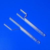 Réchauffeurs optiques en tube de quartz transparent résistant à la corrosion en forme de U personnalisés pour les fours tubulaires de laboratoire