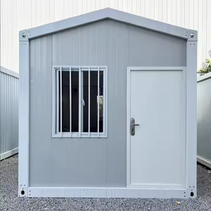 Xách tay 40 chân 20 chân phẳng bao bì container Cấu trúc thép đúc sẵn tam giác nhỏ thiết kế cho chỗ ở ngoài trời - Product Image 2