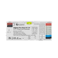 Gledopto 2026 Новейший контроллер LED GL-C-601P ZigBee 3.0 Pro Max 5-в-1 с управлением через приложение, совместимый с Alexa/SmartThings, DC5~24V 10A/канал, максимальная нагрузка 360W