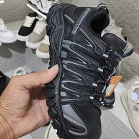 Chaussures quotidiennes pour hommes, baskets légères en cuir véritable et maille, résistantes à l'usure, chaussures de marche absorbant la transpiration, modèle polyvalent