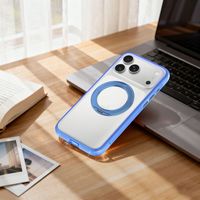 Étui de luxe givré effet peau compatible avec iPhone 18 17 Pro Max, support magnétique 360°, protection intégrale avec airbag