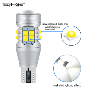 T15 W16W <span class=keywords><strong>LED</strong></span> Bóng Đèn 8W HD Ống Kính 3030 Chip 18SMD Siêu Sáng Canbus Xe Xếp Đèn Đuôi Phanh Đèn Không Có Lỗi Lần Lượt Tín Hiệu Ánh Sáng - Product Image 5