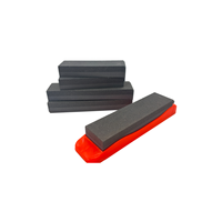 Kit d'affûtage de couteaux de camping pour la maison, bloc abrasif rectangulaire en carbure de silicium noir 6" 8" dureté moyenne avec guide d'angle robuste OEM