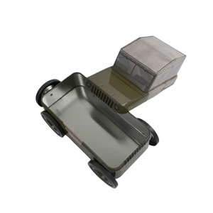 <b>Vintage</b> Cylinder Shaped Metal Tin Box Custom Logo with Wheels for Snack Food Candy <b>Toy</b> Gift Packaging - Product Image 4
