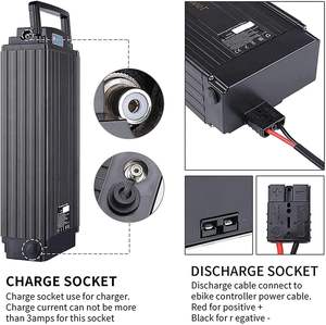 Große Kapazität 48V 20Ah 25Ah 30Ah Gepäckträger Ebike-Batterie Lithium-Ionen-Batterie Tragbare hintere Träger batterie für 0-1500W Motor - Product Image 5