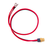 Câble de connexion LanLin 12AWG XT60 femelle vers borne O XT60H-F femelle RNB5.5-8MM, faisceau d'extension avec garantie d'un an