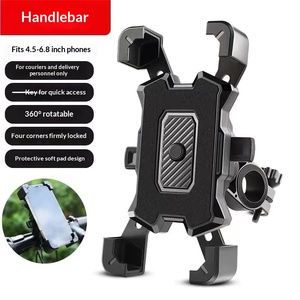 Support de téléphone pour moto et vélo, fixation anti-vibration pour guidon, maintien sécurisé pour la navigation, vente en gros - Product Image 1