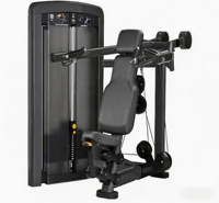 Machine à presser les épaules assise à charge libre pour l'entraînement des muscles du dos, des bras et des déliquoïdes - Équipement de gym commercial durable et sûr