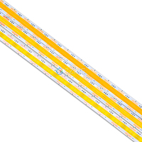 Bande lumineuse LED COB ultra-mince 5V 8mm 320leds/m pour décoration commerciale, bandes adhésives, blanc chaud, rétroéclairage LED TV