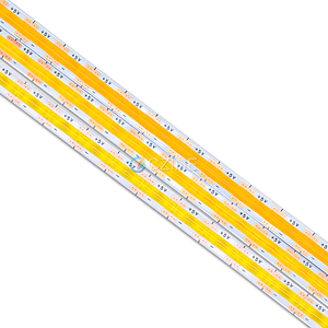 Striscia LED COB Ultra Sottile 5V 8mm 320 LED/m per Decorazione Commerciale, Nastro Luminoso Bianco Caldo per Retroilluminazione <span class=keywords><strong>TV</strong></span> - Product Image 2