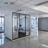 Cabines Acoustiques Professionnelles pour Réunions - Mobilier de Bureau Mobile pour 8 Personnes - Cabines Insonorisées