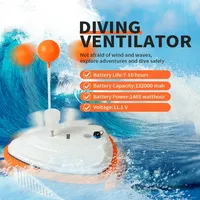 Nouveau Ventilateur de Plongée Portable 2024 pour Deux Utilisateurs, Plongée Sous-Marine, 7-10 Heures, Profondeur 15 Mètres, Appareil de Plongée Flottant, Sauvetage, Pêche