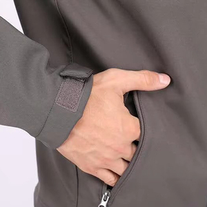 Veste de sport régulière sérigraphiée en soie avec fermeture à glissière Oem/Odm blouson de bombardier régulier pour la gym, la randonnée et les sports de <span class=keywords><strong>montagne</strong></span> - Product Image 6