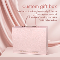 Boîte cadeau magnétique de luxe personnalisée pour coffret cadeau, bijoux, Noël, demoiselles d'honneur, mariage, emballage en papier