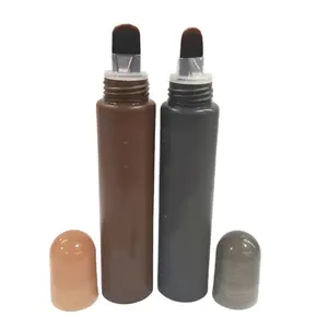 制造商OEM 30毫升35毫升bb霜粉底化妆品塑料管与刷子涂抹器