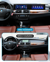 Autoradio de Voiture Amélioré avec Double Écran 21 Pouces et Navigation pour BMW X5 E70 X6 E71 CCC CIC Android Carplay